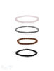 6 mm buttons Edelstein Armbänder facettiert auf Elastik 19 cm