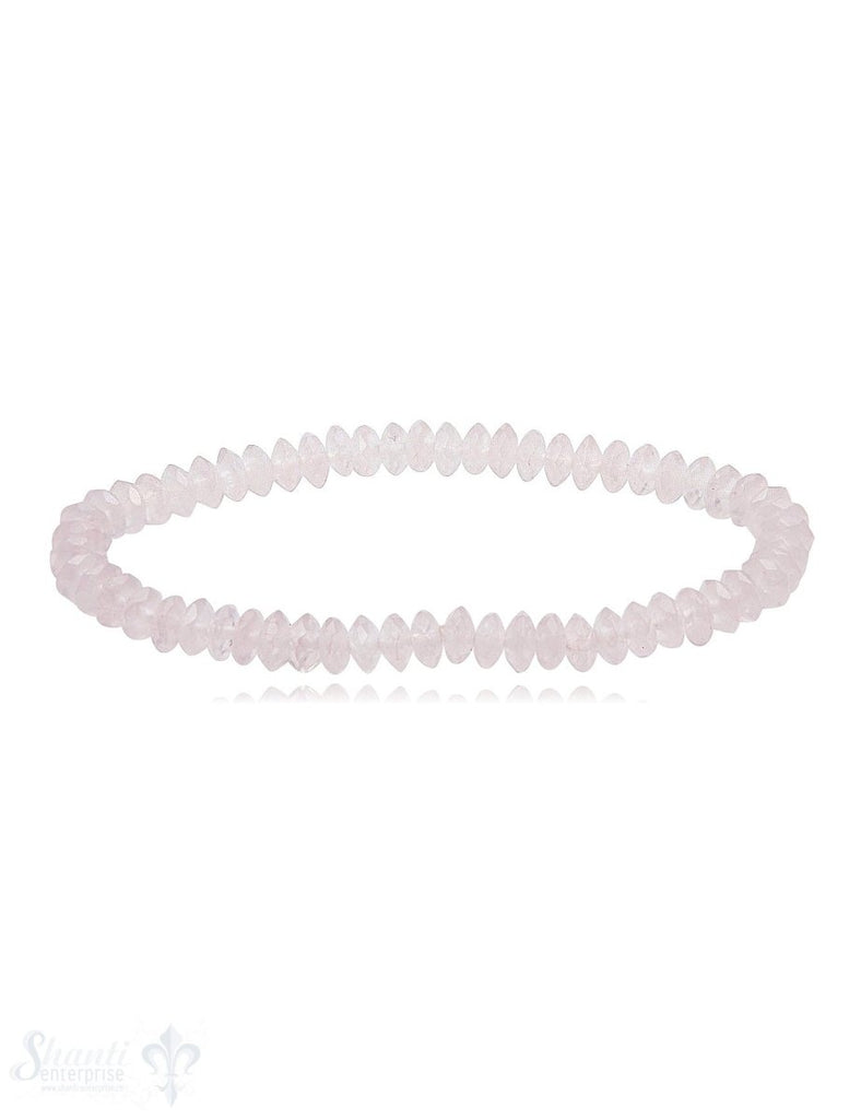 6 mm buttons Edelstein Armbänder facettiert auf Elastik 19 cm