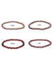 6 mm Zirkonia-Kristall buttons Armbänder facettiert auf Elast  18 cm
