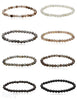 6mm Edelsteinarmband poliert auf Elast 18 cm - Shanti Enterprise AG