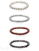 8 -9 mm Perlen Armbänder barock auf Elastik 19 cm
