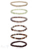 8mm buttons Edelstein Armbänder facettiert auf Elastik 19 cm