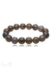 Achat taupe rund Armband 10 mm facettiert - Shanti Enterprise AG