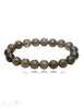 Achat taupe rund Armband 10 mm facettiert - Shanti Enterprise AG