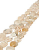 afrik.Opal Strang beige facettiert Herzen