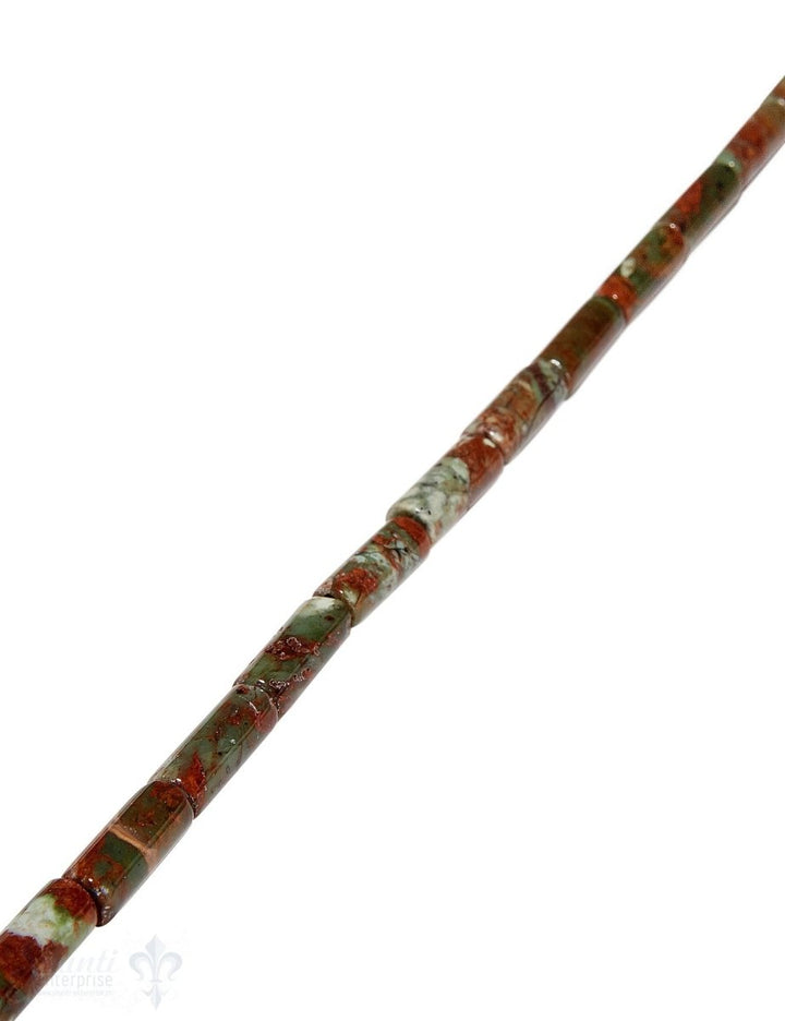 afrik.Opal Strang grün-braun poliert Walzen 15x6 mm AA Opalgestein - Shanti Enterprise AG