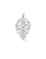 Amulett durchbr. Kashmir Design 30 x 17 mm mit Öse