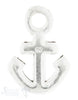 Anhänger Silber Anker mit integrierter Öse 12x 8mm poliert Pack = 2 Stk.