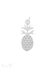 Anhänger Silber hell Ananas 16x7 mm 1 Pack = 2 Stk. - Shanti Enterprise AG