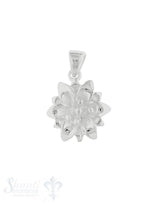 Anhänger Silber hell Edelweiss 14 mm Öse lose