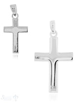 Kreuz Anhänger mit Öse Silber 925