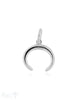 Anhänger Silber hell Stierhörner 15x15 mm - Shanti Enterprise AG