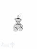 Anhänger Silber hell Teddybär flach poliert 15x10 mm 1 Pack = 2 Stk. - Shanti Enterprise AG