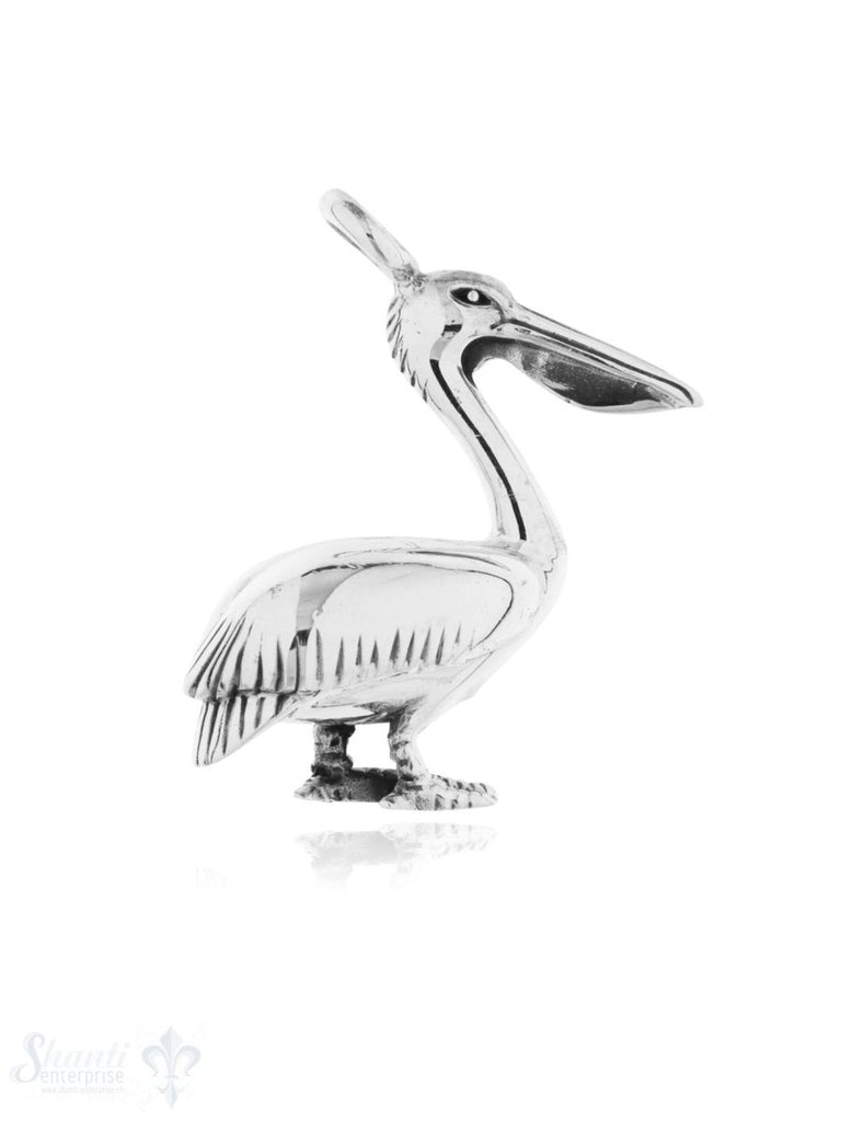 Anhänger Silber Pelikan 3-D - Shanti Enterprise AG