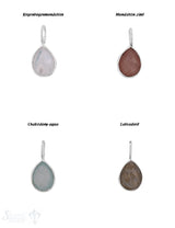 Anhänger Silber Tropfen facettiert 16x8 mm Öse gross fix iD 4 mm 1 Pack = 2 Stk.