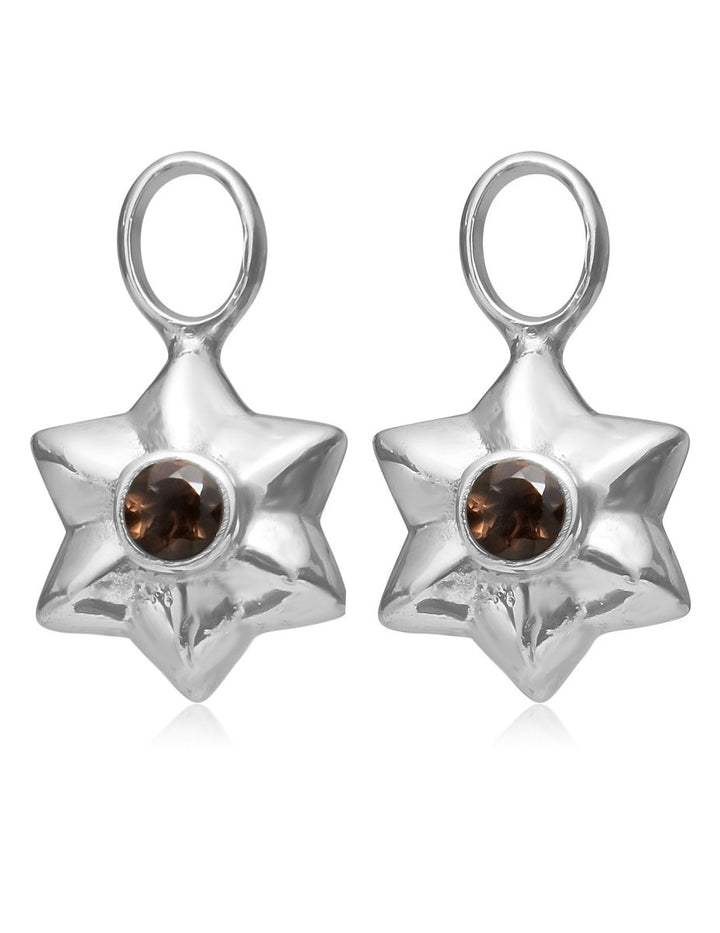 Anhänger Stern für Creolen 23x14 mm Silber 925 - Shanti Enterprise AG