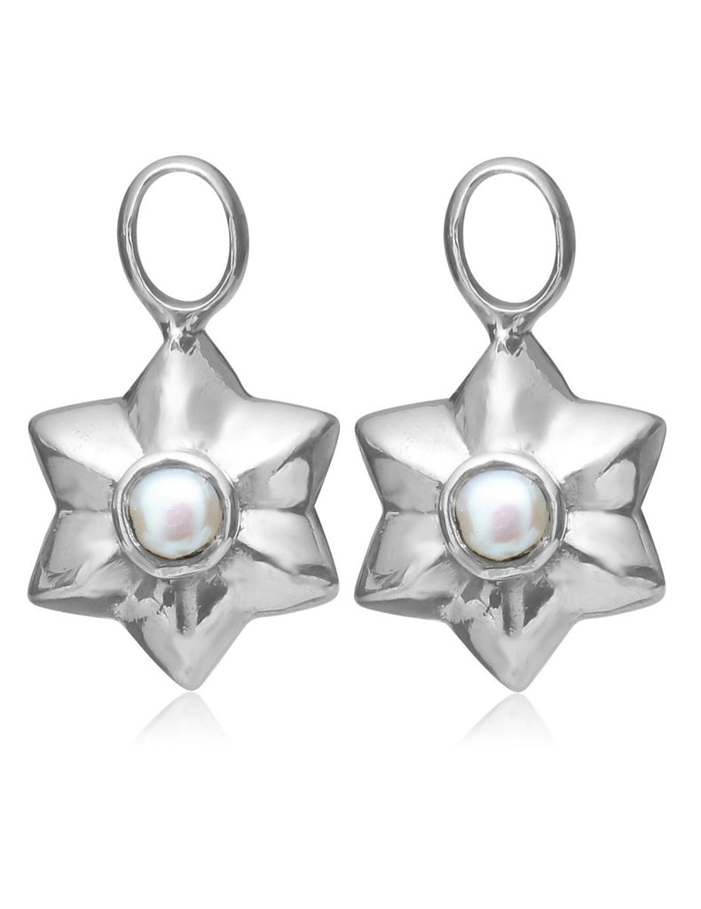 Anhänger Stern für Creolen 23x14 mm Silber 925 - Shanti Enterprise AG