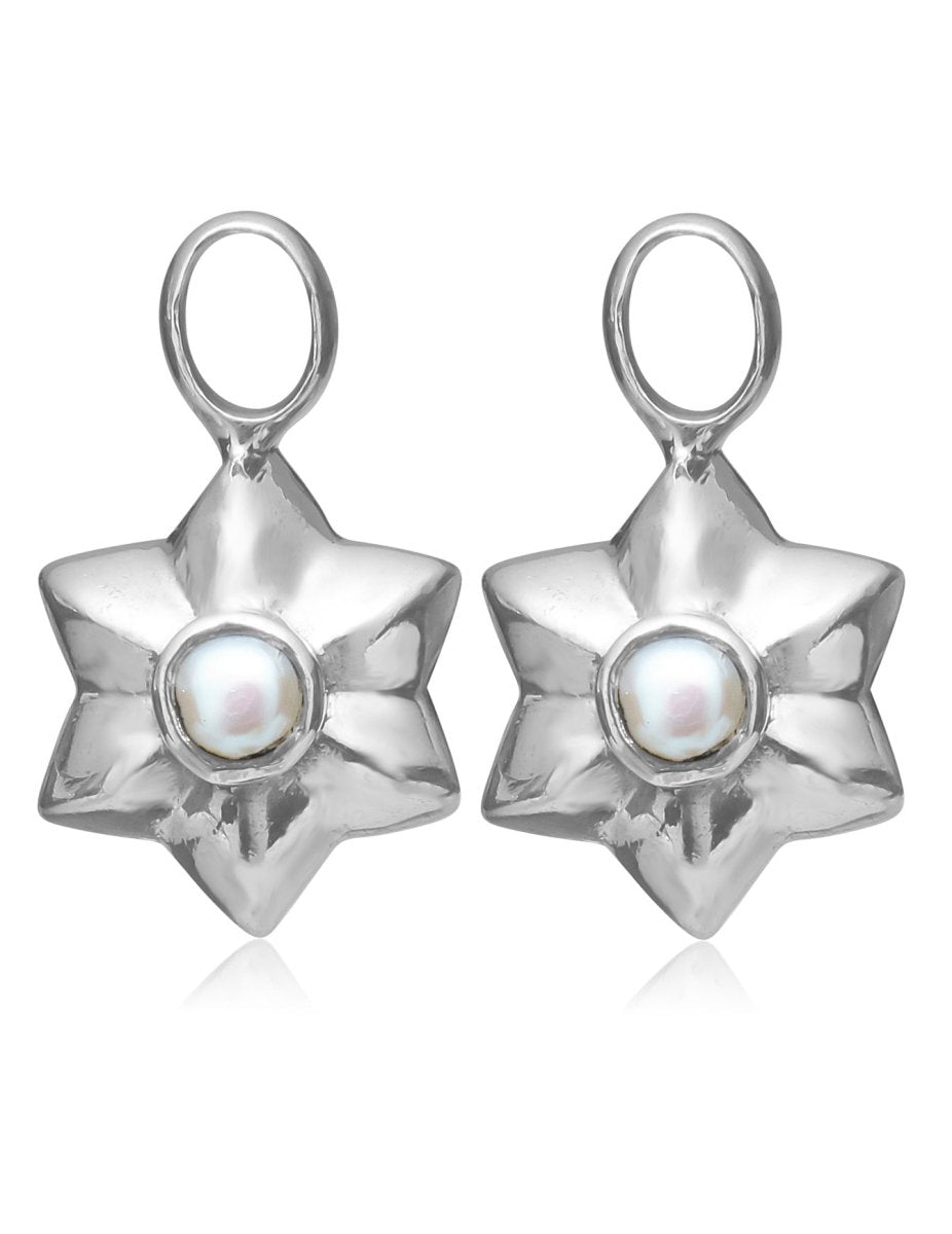 Anhänger Stern für Creolen 23x14 mm Silber 925 - Shanti Enterprise AG