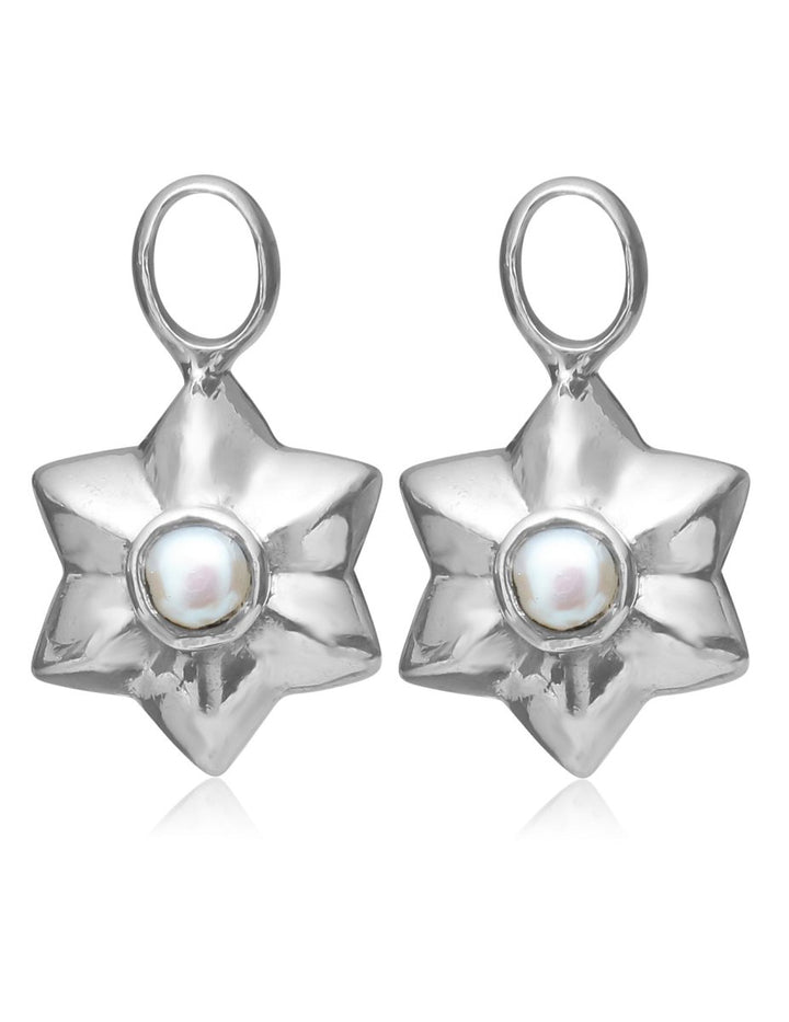 Anhänger Stern für Creolen 23x14 mm Silber 925 - Shanti Enterprise AG