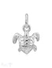 Anhänger Wasserschildkröte Silber 8x8mm mit Öse - Shanti Enterprise AG