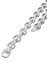 Anker 23x17 mm Kette 5.5 mm dick 48 cm poliert ohne Schloss Silber 925