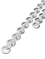 Anker 24x20 mm Kette 5 mm dick poliert ohne Schloss Silber 925