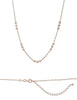 Anker Halskette fein poliert u.3 mm Kugeln 38-44 cm verstellbar Feederringschloss Silber 925 - Shanti Enterprise AG