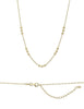 Anker Halskette fein poliert u.3 mm Kugeln 38-44 cm verstellbar Feederringschloss Silber 925 - Shanti Enterprise AG