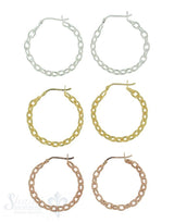 Anker Kette fix 30 mm Creolen 4.5 mm breit