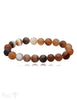 Armband 10 mm matt rund auf Elastik 20 cm - Shanti Enterprise AG