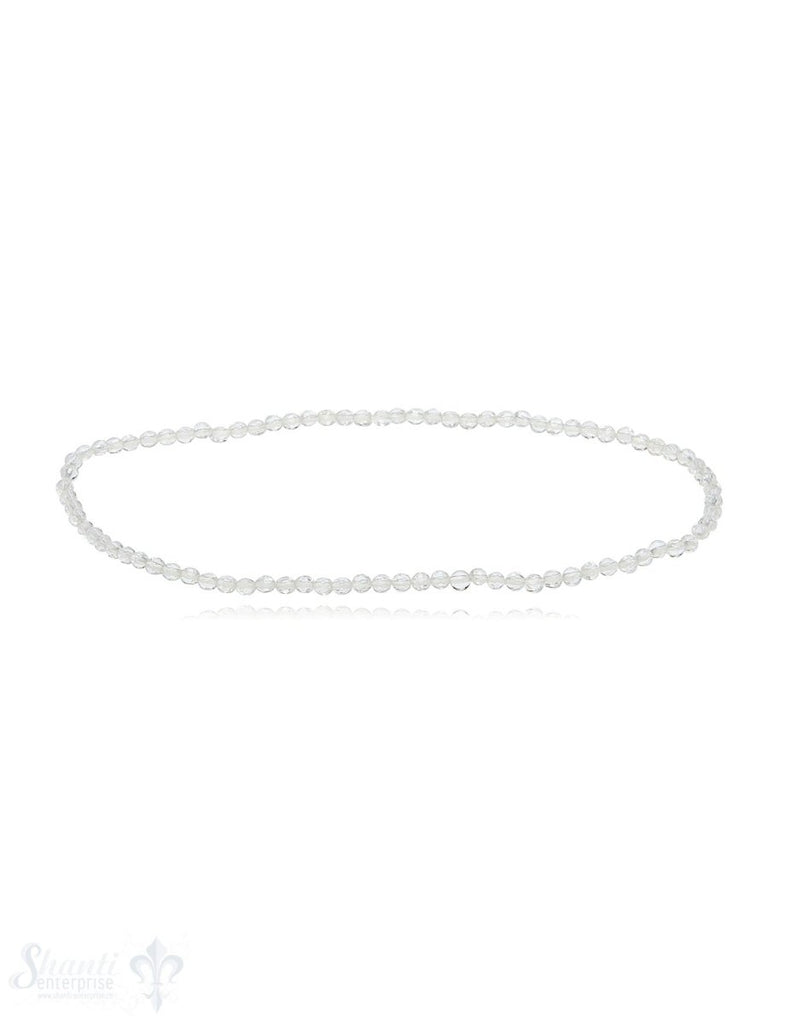 Armband 2.2 mm facettiert rund auf Elastik 17 cm - Shanti Enterprise AG