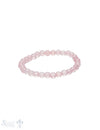 Armband 4 mm poliert für Kinder 14 mm auf Elastik - Shanti Enterprise AG