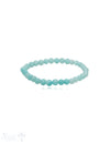 Armband 4 mm poliert für Kinder 14 mm auf Elastik - Shanti Enterprise AG