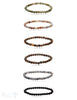 Armband 6 - 6.5 mm matt rund auf Elastik 18 cm - Shanti Enterprise AG