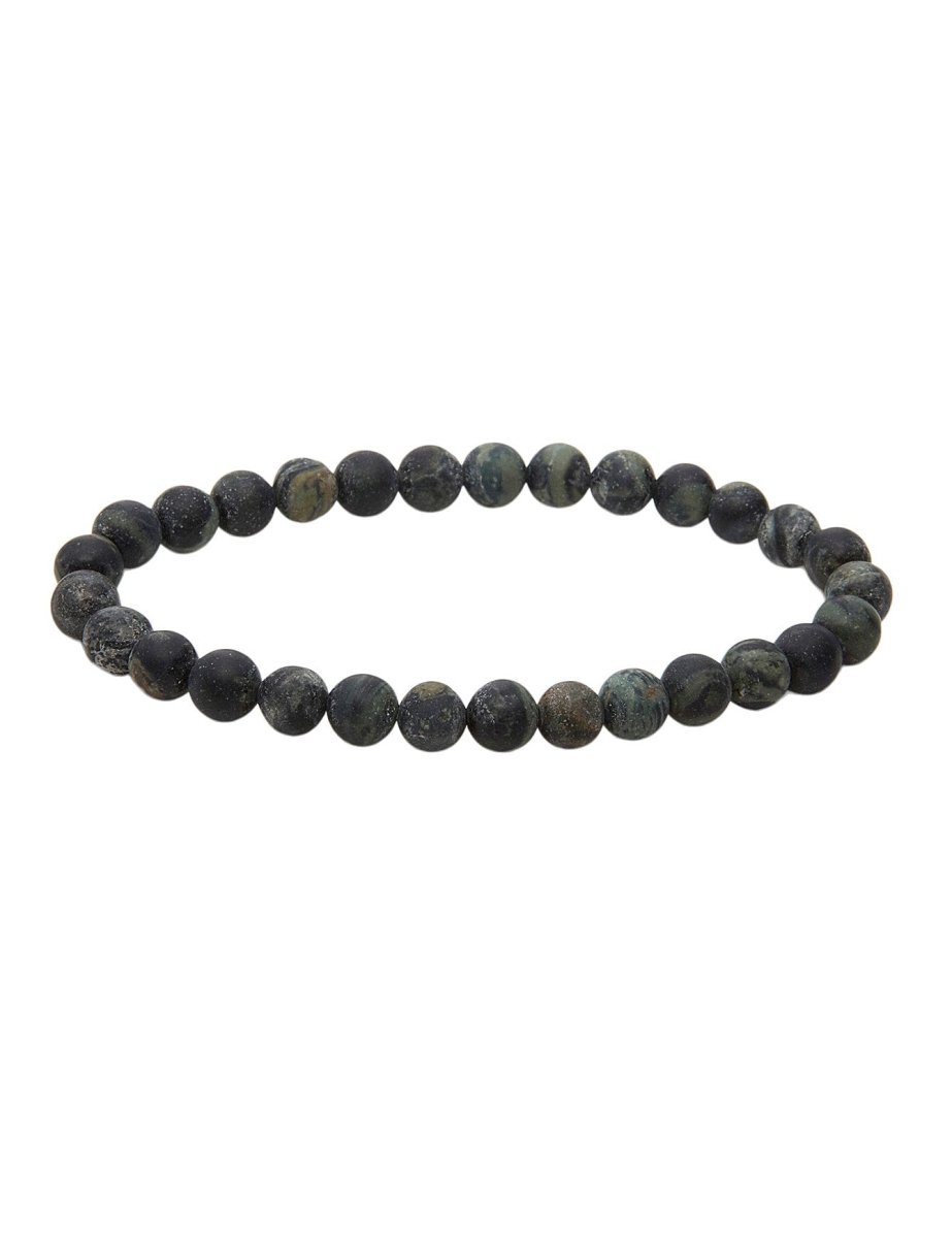 Armband 6 - 6.5 mm matt rund auf Elastik 18 cm - Shanti Enterprise AG