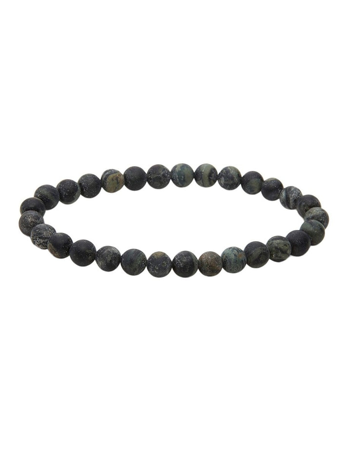 Armband 6 - 6.5 mm matt rund auf Elastik 18 cm - Shanti Enterprise AG