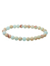 Armband 6 - 6.5 mm matt rund auf Elastik 18 cm - Shanti Enterprise AG