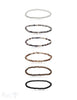 Armband matt rund 4 mm - 4.5 mm auf Elastik 18 cm - Shanti Enterprise AG