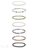 Armband matt rund 4 mm - 4.5 mm auf Elastik 18 cm - Shanti Enterprise AG