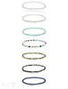 Armband matt rund 4 mm - 4.5 mm auf Elastik 18 cm - Shanti Enterprise AG