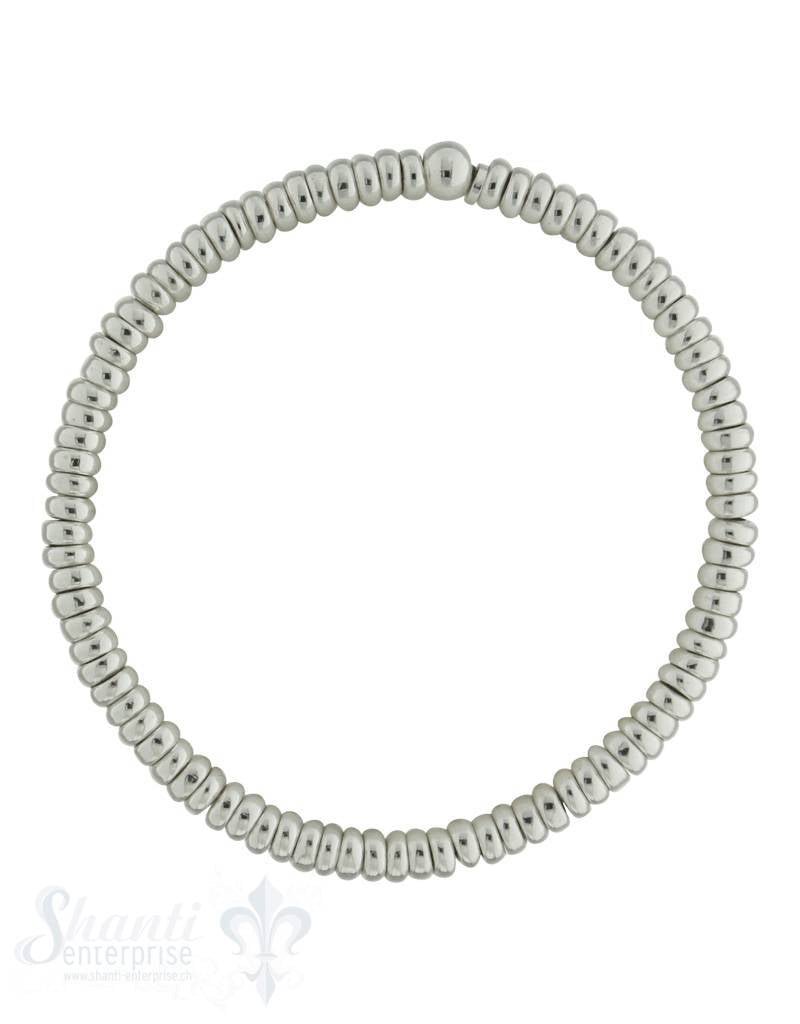 Armkette auf Elastik Silber Rädli 45 mm 18 cm - Shanti Enterprise AG