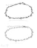 Armkette Silber Fantasie 16-18 cm verstellbar Karabiner - Shanti Enterprise AG