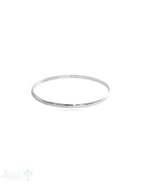 Armreif halbrund 2,6 mm breit poliert Silber 925