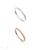 Armreif Silber rhodiniert oval 60 mm Zirkonia weiss eingesetzt an der Oberseite Klickverschluss - Shanti Enterprise AG