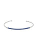 Armspange mit Baumwolle in der Mitte 1.5 m m Dicke Silber 925 - Shanti Enterprise AG