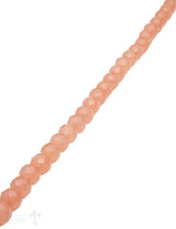 Aventurin Strang peach dunkel eckig geschliffen Kugeln 8 mm