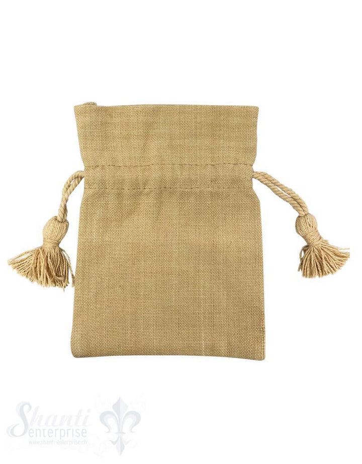 Baumwollsäckli, 25 Stk., camel, grob - Shanti Enterprise AG
