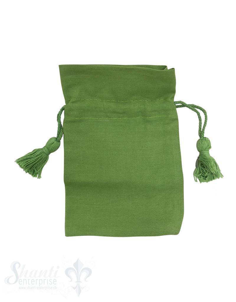 Baumwollsäckli, 25 Stk., grün, fein - Shanti Enterprise AG
