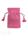 Baumwollsäckli, 25 Stk., pink, grob 12 x 8 cm - Shanti Enterprise AG