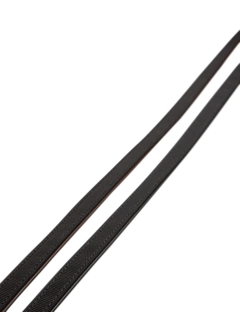 Beiges flaches Leder Textil sand oben Seiten genäh t unten beiges Leder per Meter Breite 10 mm Dicke - Shanti Enterprise AG